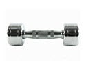 MCAC08-Chrome Dumbbell, Contoured Handle, 8 Lbs