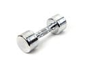 MCAC12-Chrome Dumbbell, Contoured Handle, 12 Lb