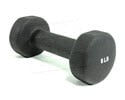 MCAND06-Neoprene Dumbbell, 6 lbs Black (ea)