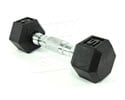 MCAR05-Hex Dumbbell, Rubber Coated,Blk, 5lb 