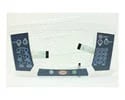 SMT201-Discontinued, Faceplate Assy,3 keypads