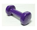XMCAND03-Vinyl coated Hex dumbbell, 3 lbs(purple)