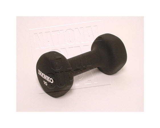 Discontinued, Neoprene Dumbbell, 10 Lbs - Click for larger picture