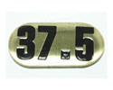 NBR37.5-Number Plate, Iron DBs 37.5 lbs