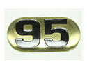 NBR95-Number Plate, Iron DBs 95 lbs