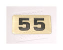 NBRR55-Number Plate,Rubber DBs  55 Lbs