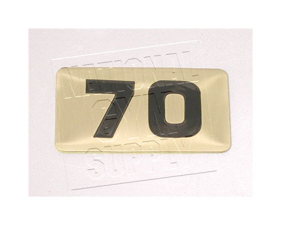 Number Plate,Rubber Dbs  70 Lbs - Click for larger picture