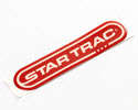 ST10458-STICKER, STAR TRAC, DECO, 45MMX191MM